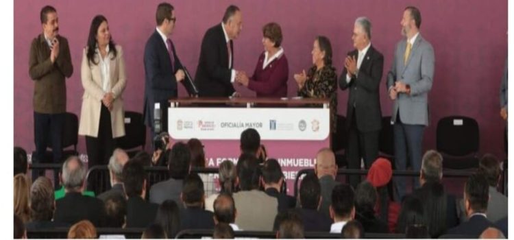 Gobierno del Edomex concede 40 propiedades a entidades de seguridad y justicia del estado