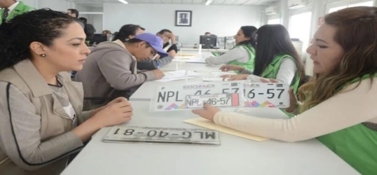 Habilitan módulos exprés de reemplacamiento en Edomex
