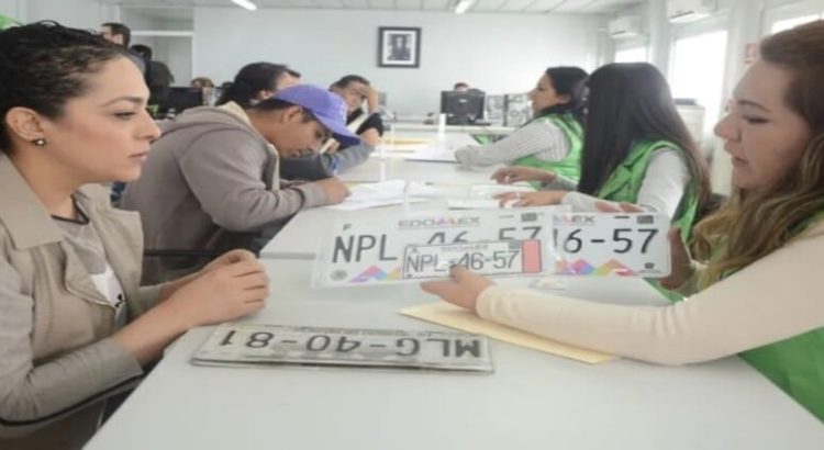 Habilitan módulos exprés de reemplacamiento en Edomex