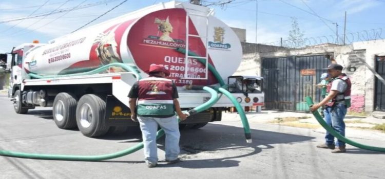 Suspenden por completo el suministro de agua en Nezahualcóyotl