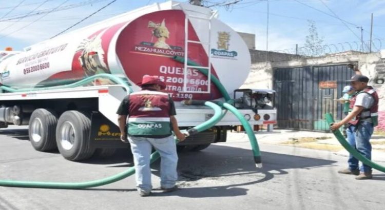 Suspenden por completo el suministro de agua en Nezahualcóyotl