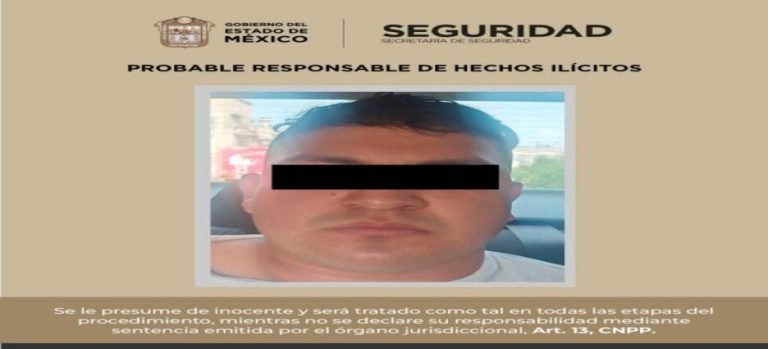 Detienen a posible extorsionador en Nezahualcóyotl