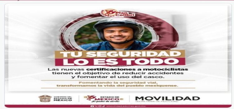 Aprueban nuevo requisito para motociclistas que busquen obtener su licencia en Edomex