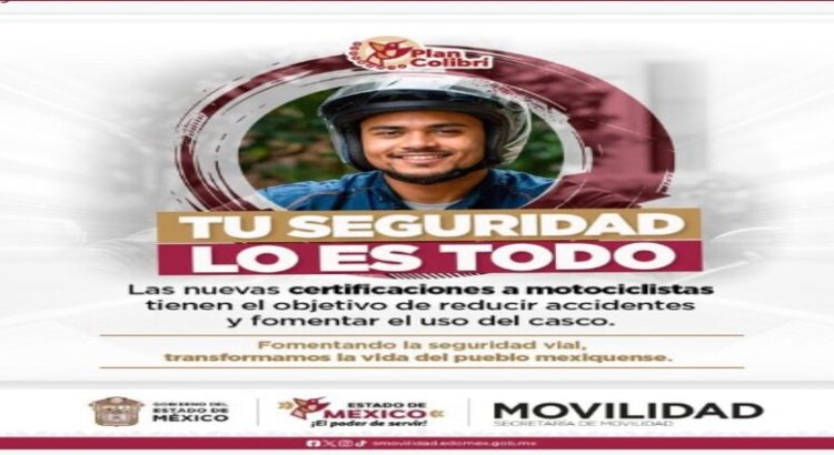 Aprueban nuevo requisito para motociclistas que busquen obtener su licencia en Edomex