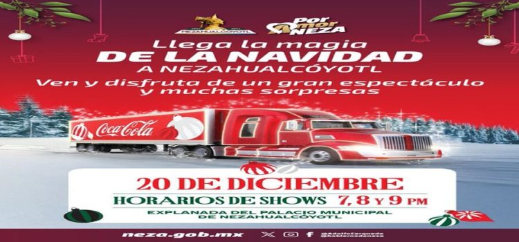 Inician festivales por Navidad en Neza