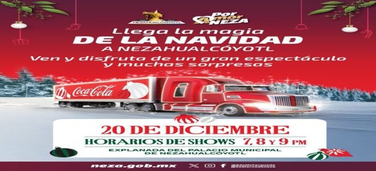 Inician festivales por Navidad en Neza