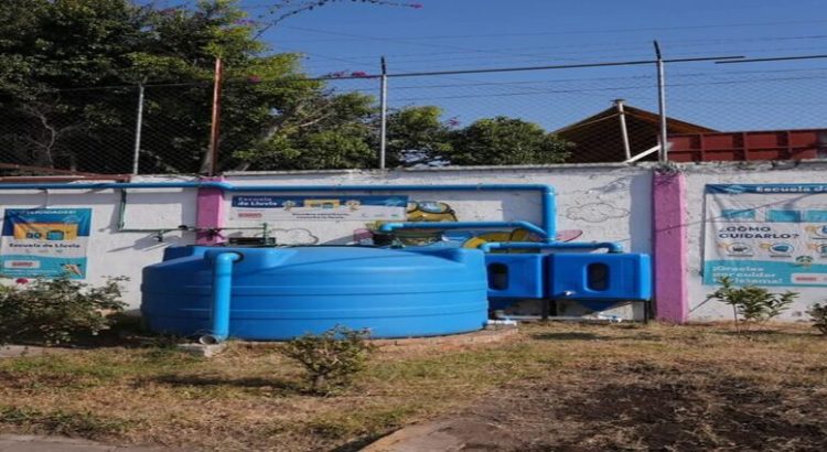 Implementan sistema de captación de agua pluvial en escuelas de Nezahualcóyotl