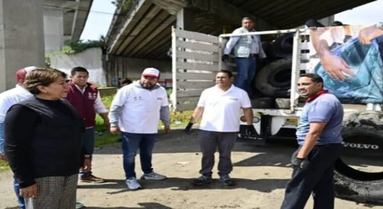 Programa “Limpiemos Nuestro Edomex” retirará más de 10,000 llantas y 1,800 toneladas de basura