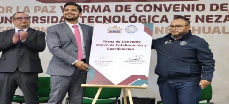 Gobierno de Neza firma convenio con UTN para impulsar educación y desarrollo local