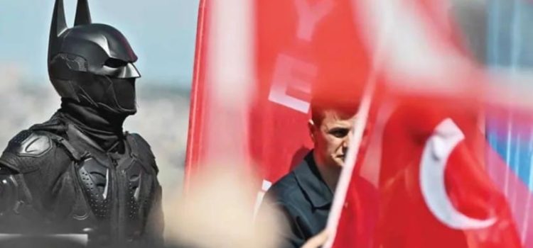 Hasta Batman y Pikachu protestan contra Erdogan