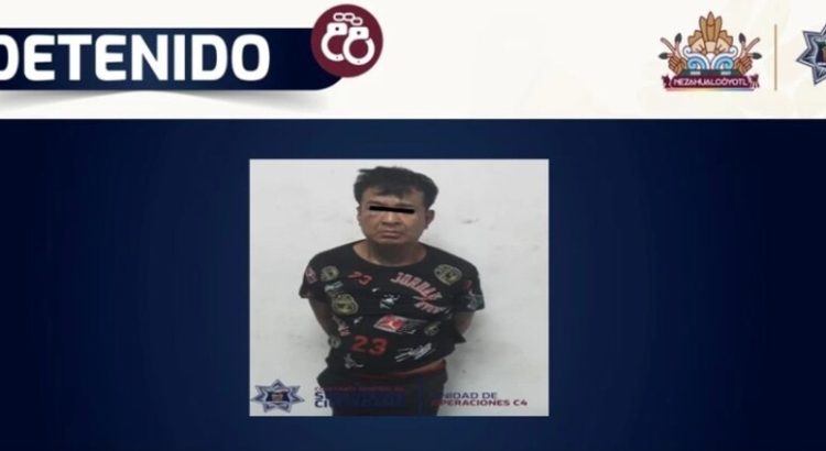 Detienen a sujeto por abuso sexual contra mujer en transporte público de Neza