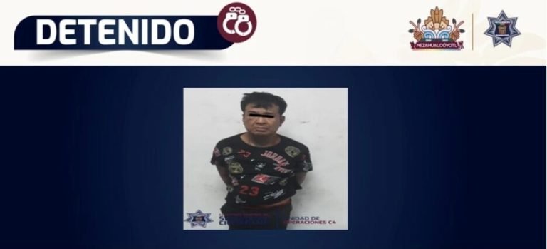 Detienen a sujeto por abuso sexual contra mujer en transporte público de Neza