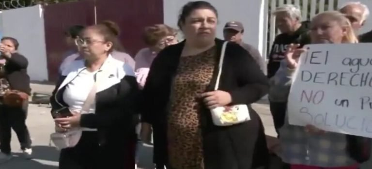 Habitantes de Nezahualcóyotl exigen agua por la red hidráulica