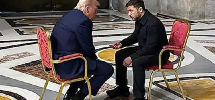 Trump y Zelenski sostuvieron reunión “muy productiva” previo a funeral del Papa
