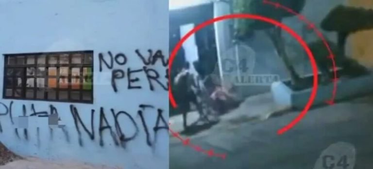Hombre agrede a su ex pareja en Nezahualcóyotl y pinta insulto en pared de su casa