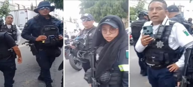 Policías agreden a defensora de Derechos Humanos al grabar detención con violencia en Neza