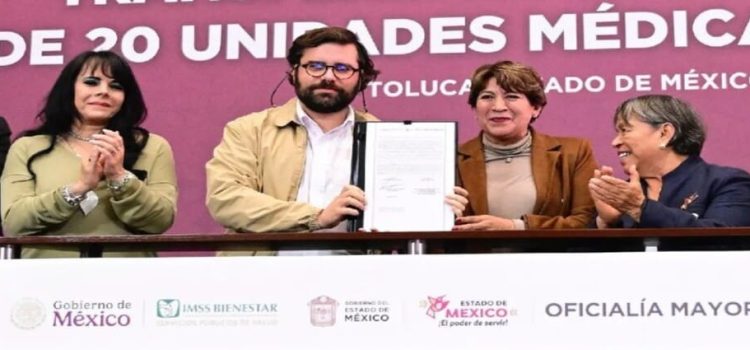 Estado de México transfiere 20 unidades médicas al IMSS-Bienestar