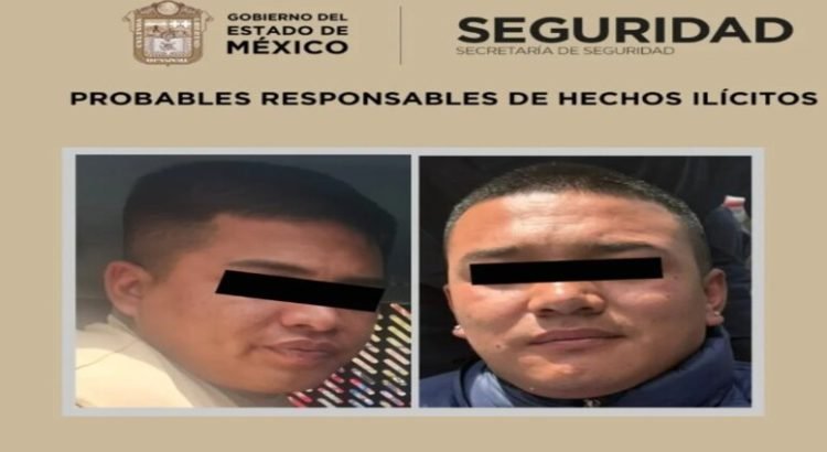 Detienen a 2 infractores por robo violento a negocio en Neza