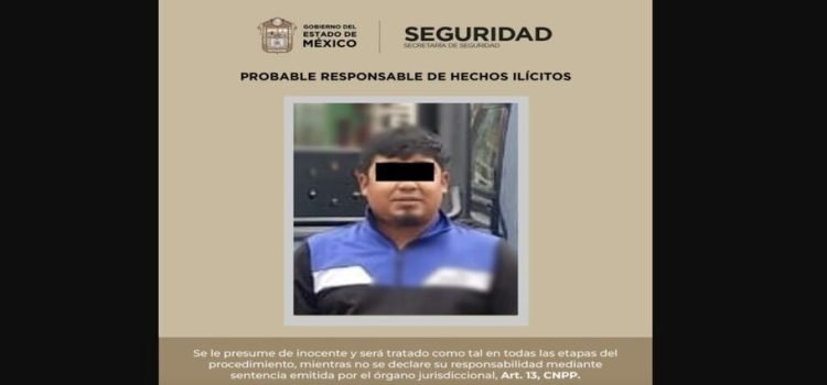 Detienen a hombre por violencia familiar durante operativo policial en Neza