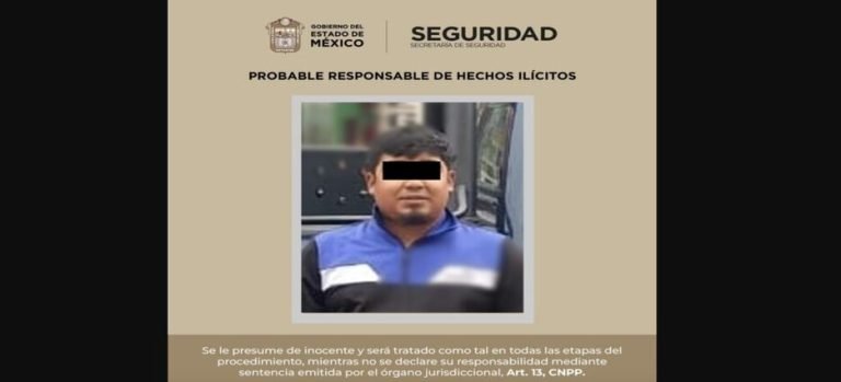 Detienen a hombre por violencia familiar durante operativo policial en Neza