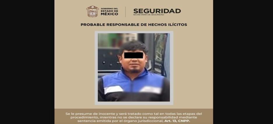 Detienen a hombre por violencia familiar durante operativo policial en Neza