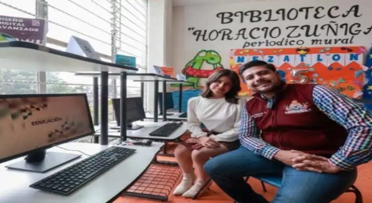 Impulsan renovación de bibliotecas en Neza para llevar tecnología y educación a la población
