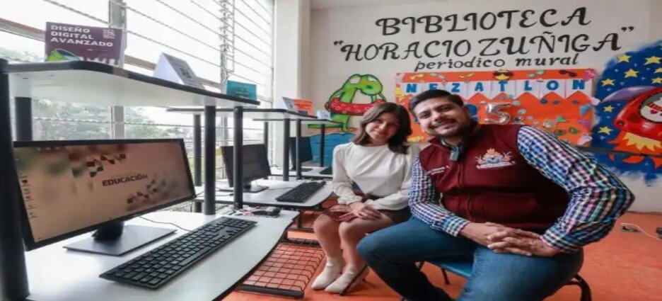 Impulsan renovación de bibliotecas en Neza para llevar tecnología y educación a la población