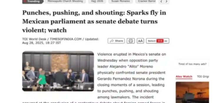 Trasciende fronteras la pelea entre Alito Moreno y Fernández Noroña Trasciende fronteras la pelea entre Alito Moreno y Fernández Noroña