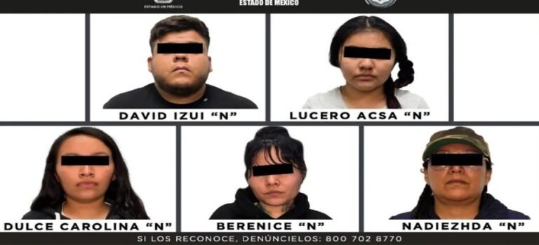 Detienen a 5 por homicidio en centro de rehabilitación en Neza