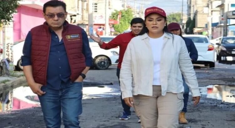 Censan colonias afectadas por lluvias en Neza