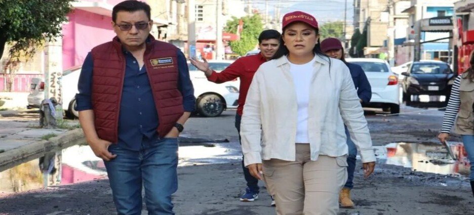 Censan colonias afectadas por lluvias en Neza