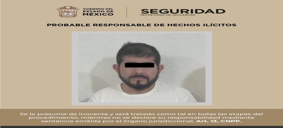 Detienen a hombre acusado de violencia familiar en Nezahualcóyotl