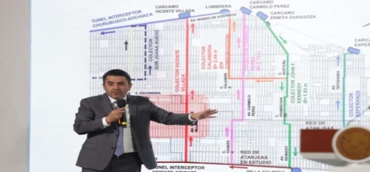 Conagua anuncia proyecto para evitar inundaciones en Neza