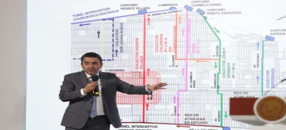 Conagua anuncia proyecto para evitar inundaciones en Neza