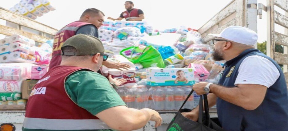 Gobierno de Neza envía más de 13 toneladas de ayuda para damnificados de Veracruz
