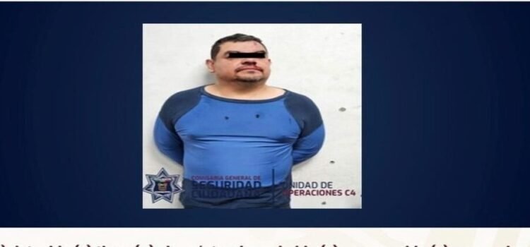 Detienen a sujeto acusado de violación y portación de arma en Nezahualcóyotl