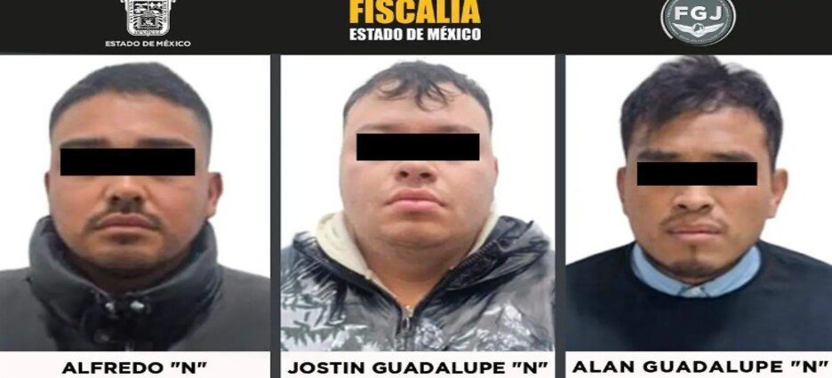 Vinculan a 3 presuntos implicados en un homicidio en Neza