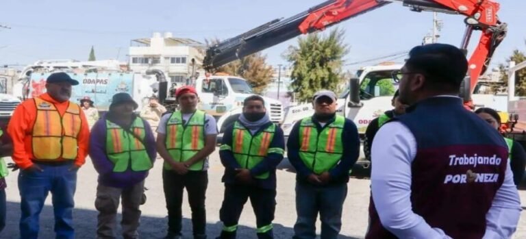 Renuevan maquinaria para enfrentar riesgos de inundación en Neza