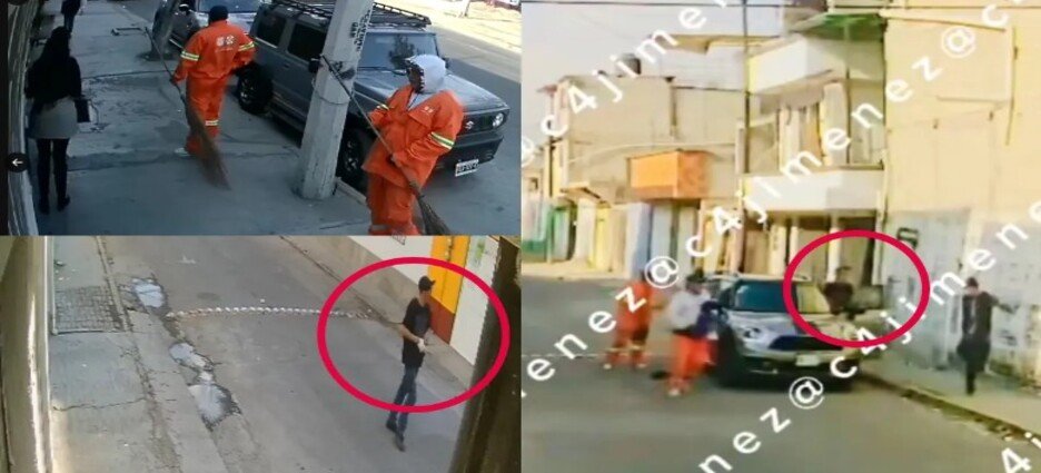 Ladrones se disfrazan de barrenderos para asaltar una casa en CDMX y huyen a Neza