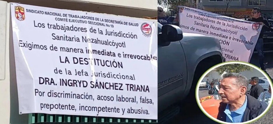 Empleados acusan a titular de la Jurisdicción Sanitaria de Neza por acoso laboral