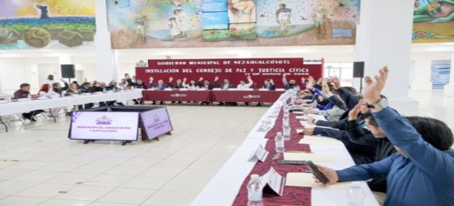 Instalan Consejo de Paz y Justicia Cívica en Neza